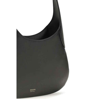 Khaite Black Calf Leather Bos Taurus Handbag