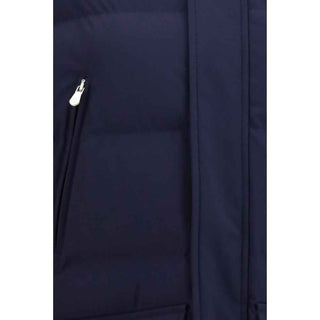 Brunello Cucinelli Blue Goose Down Full-Length Jacket