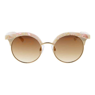Ana Hickmann Beige Metal Sunglasses