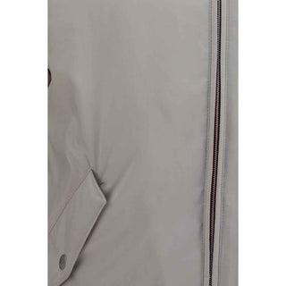 Brunello Cucinelli Gray Polyester Shell Jacket