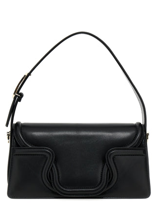Valentino Garavani Black Leather Shoulder Bag