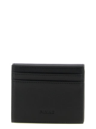 PINKO Black Cowhide Cardholder