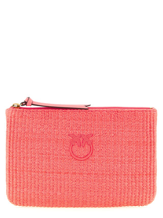 PINKO Fuchsia Polypropylene Clutch Bag