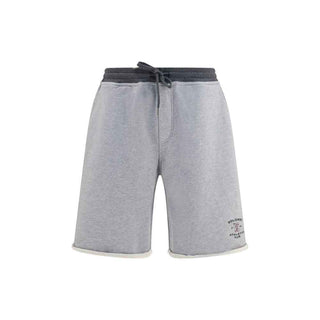 Brunello Cucinelli Gray Cotton Bermuda Shorts