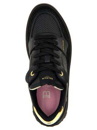 Balmain Black Calfskin Sneakers
