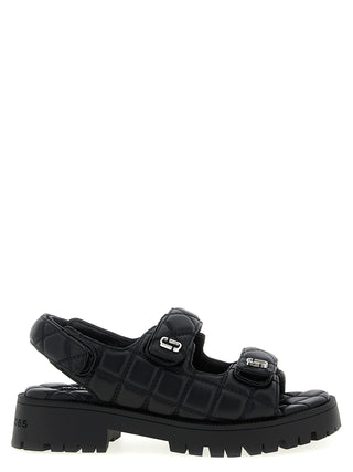 Marc Jacobs Black Lamb Leather Mid Heel Pumps