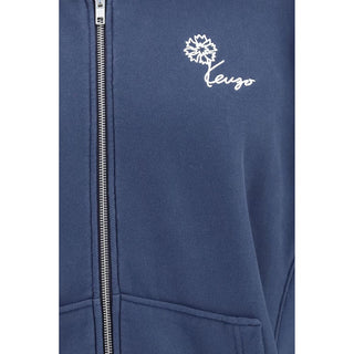 Kenzo Blue Cotton Sweatshirt