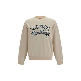 Kenzo Beige Wool Oves Aries Sweatshirt