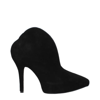 Alaïa Black Leather Ankle Boots