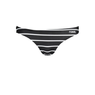 Karl Lagerfeld Black Polyamide Women's Swim Brief