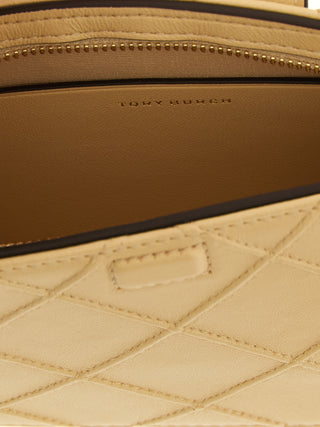 Tory Burch Beige Lamb Leather Cardholder