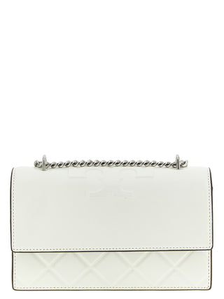 Tory Burch White Goatskin Crossbody Bag