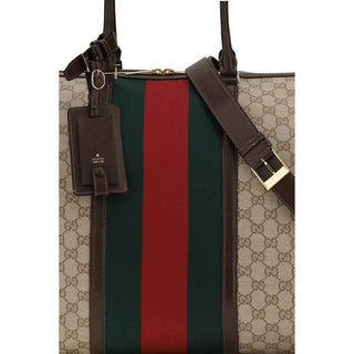 Gucci Beige Cotton Shoulder Bag