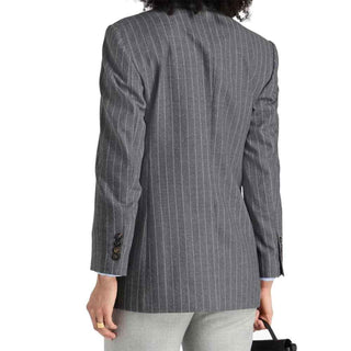 Brunello Cucinelli Gray Virgin Wool Blazer