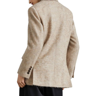 Brunello Cucinelli Beige Cashmere Blazer