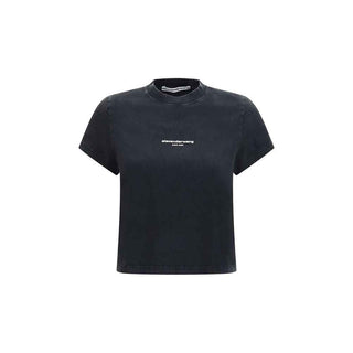 Alexander Wang Gray Cotton T-Shirt