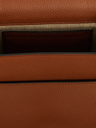 Chloé Brown Lamb Leather Crossbody Bag