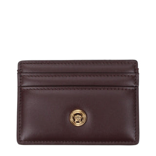Versace Brown Leather Cardholder