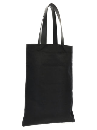 Jil Sander Black Cotton Tote Bag