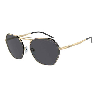 Emporio Armani Gold Metal Sunglasses
