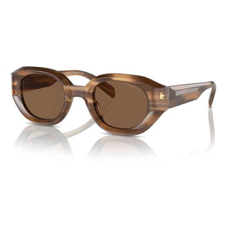 Emporio Armani Brown Acetate Sunglasses