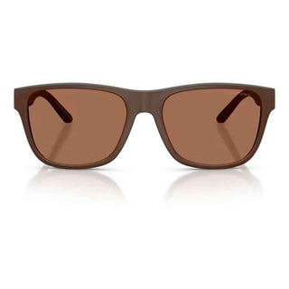 Emporio Armani Brown Acetate Sunglasses