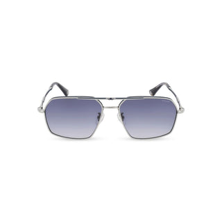 Police Gray Metal Sunglasses