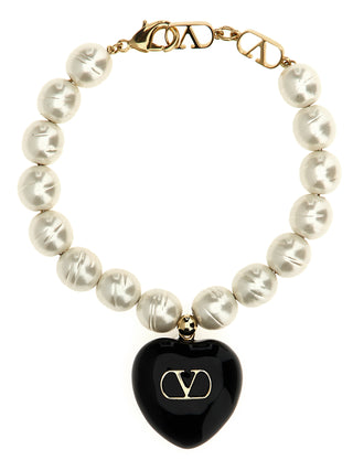 Valentino Garavani Black Brass Bracelet