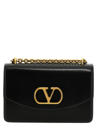 Valentino Garavani Black Calfskin Shoulder Bag