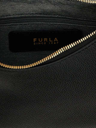 Furla Black Leather Shoulder Bag