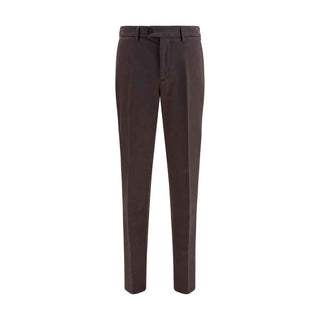 Brunello Cucinelli Brown Cotton Casual Pants