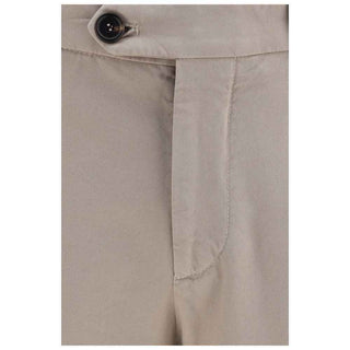Brunello Cucinelli Beige Cotton Casual Pants