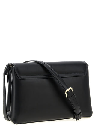 Furla Black Leather Shoulder Bag
