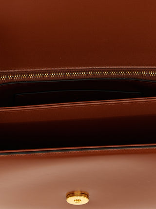 Valentino Garavani Brown Calfskin Shoulder Bag