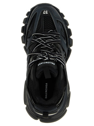 Balenciaga Black Polyethylene Athletic Sneakers