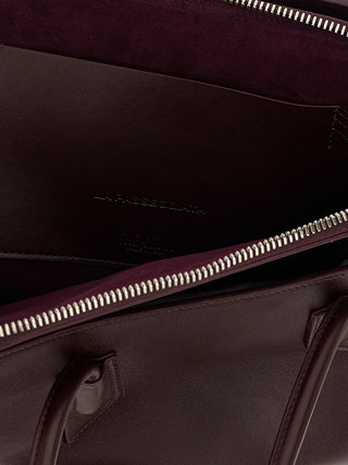 The Attico Purple Calfskin Shoulder Bag