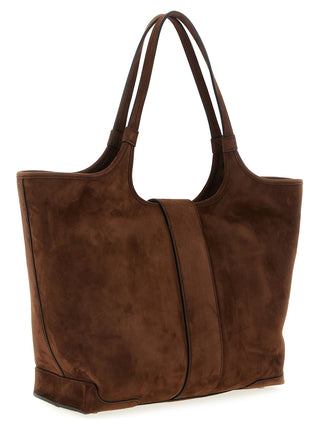 Roger Vivier Brown Goatskin Tote Bag