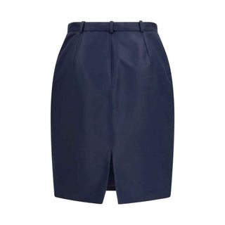 Gucci Blue Silk Skirt