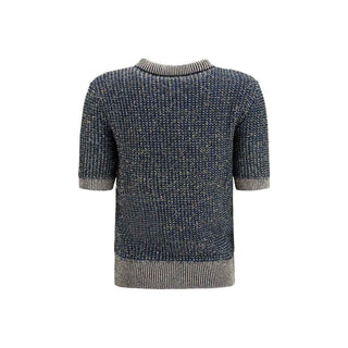 Balmain Blue Polyamide Sweatshirt