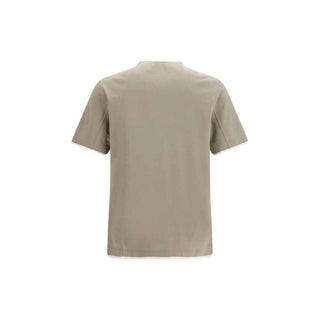 Brunello Cucinelli Bicolor Cotton T-Shirt