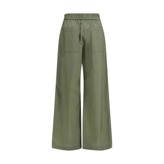 Brunello Cucinelli Bicolor Cotton Casual Pants