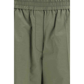 Brunello Cucinelli Bicolor Cotton Casual Pants
