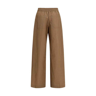 Brunello Cucinelli Brown Cotton Casual Pants