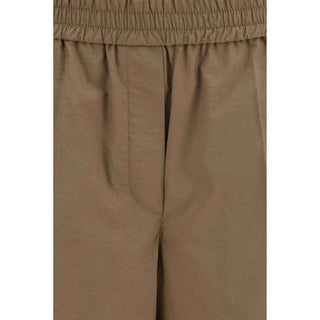 Brunello Cucinelli Brown Cotton Casual Pants
