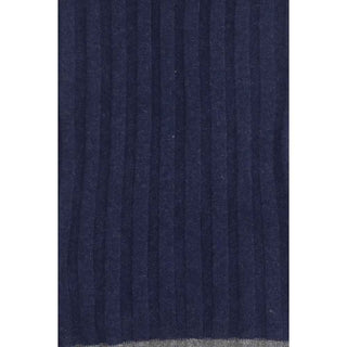 Brunello Cucinelli Blue Cashmere Foulard