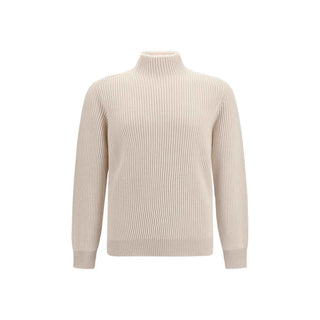 Brunello Cucinelli Beige Cashmere Turtleneck
