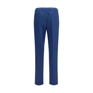 Brunello Cucinelli Blue Cotton Chino Pants