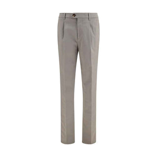Brunello Cucinelli Bicolor Cotton Chino Pants