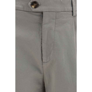 Brunello Cucinelli Bicolor Cotton Chino Pants