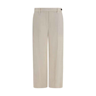 Brunello Cucinelli Beige Viscose Casual Pants